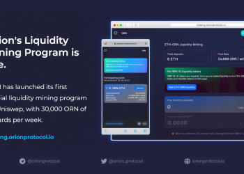 Orion Protocol Launches Its Liquidity Mining Program on Uniswap