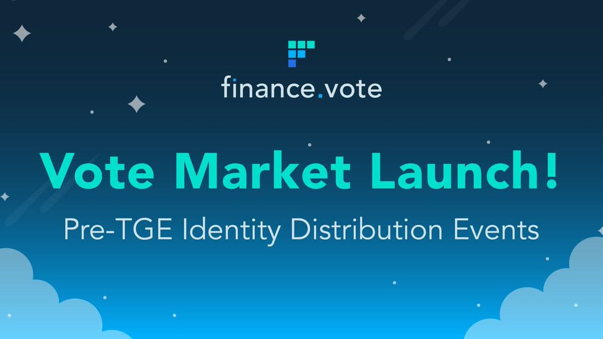 Finance.vote launches Vote Markets: How to Get Access?