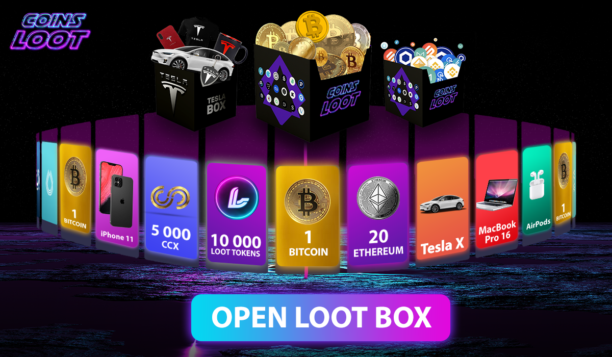 CoinsLoot Launch World’s First Crypto Loot Boxes
