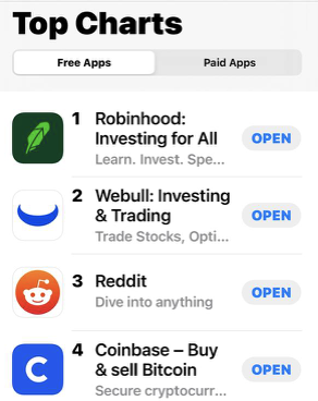 Coinbase Climbs Apple App Store In Bitcoin Bull Run Flashback