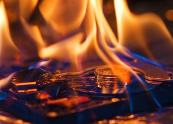 bitcoin hard drive fire