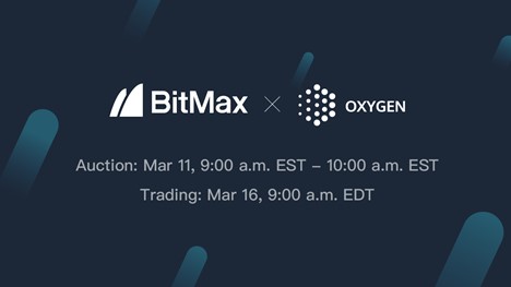 Oxygen Protocol to List OXY Tokens on BitMax