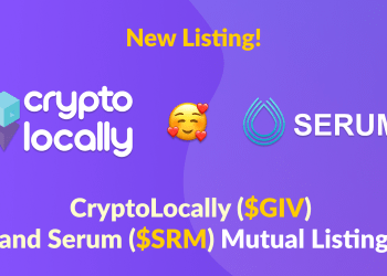 Cryptocurrency CryptoLocally And Serum Announce Mutual Listing Of Tokens