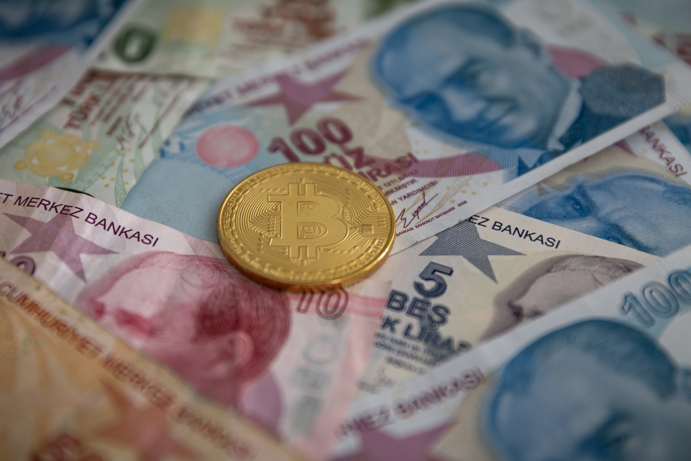 Bitcoin Hits $100,000 in Turkish P2P Markets as Lira Plummets