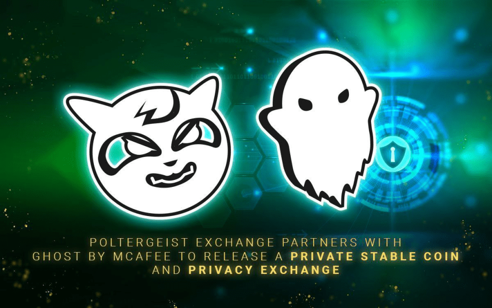Poltergeist Exchange Partners with Ghost By McAfee to Launch Private Stable Coin