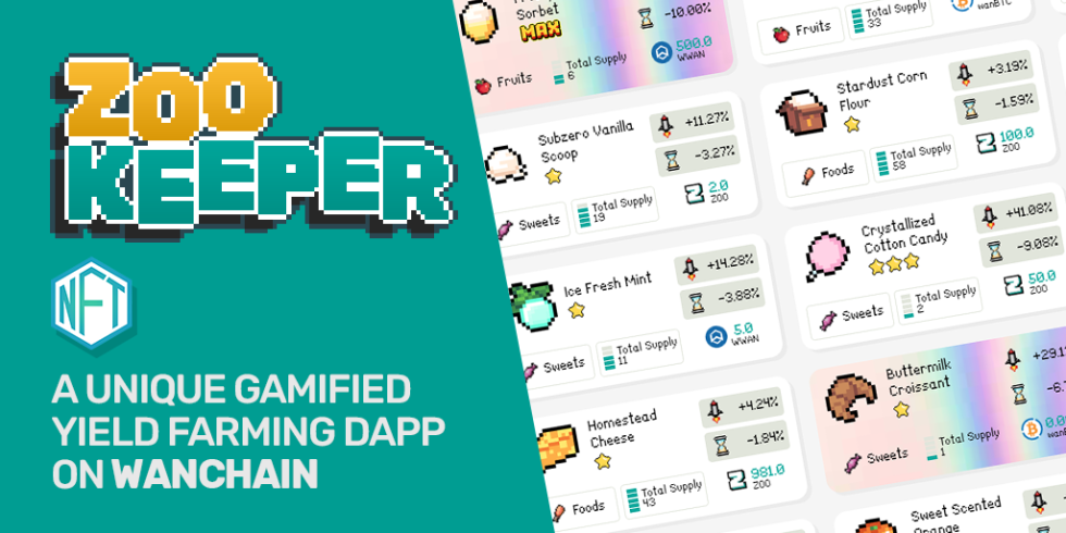 Zookeeper, A New NFT Based Yield Farming DApp