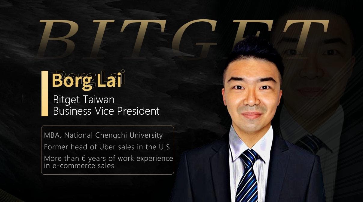 Bitget announces vice president of Taiwan business, the former head of Uber sales