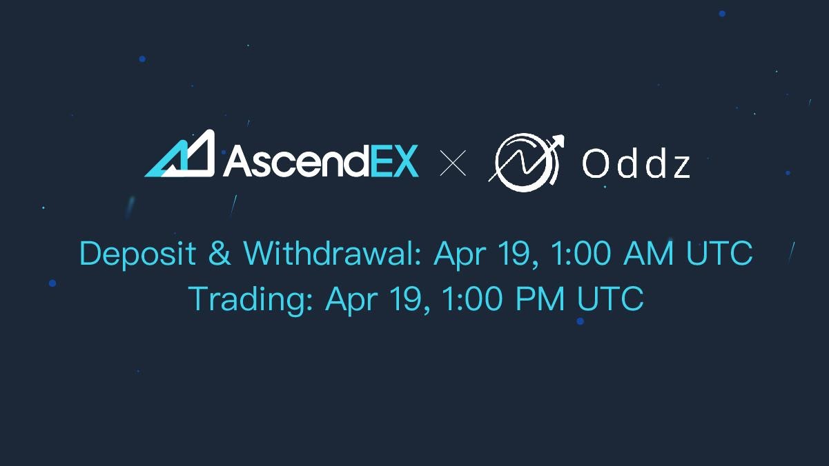 ODDZ listing on AscendEX