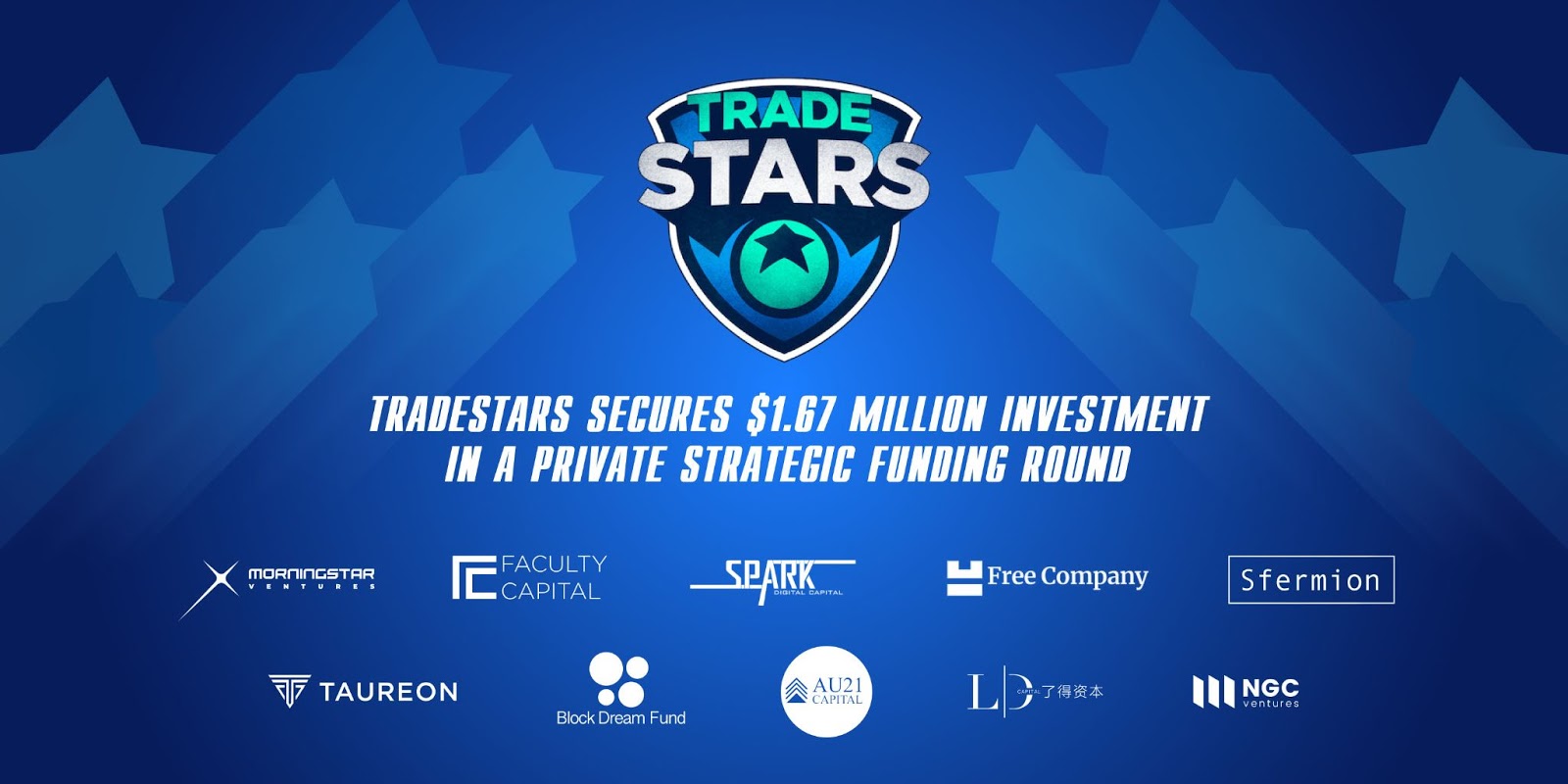 Tradestars secures $1.67 million investment in a private strategic funding round