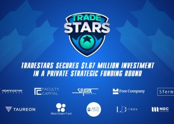 Tradestars secures $1.67 million investment in a private strategic funding round