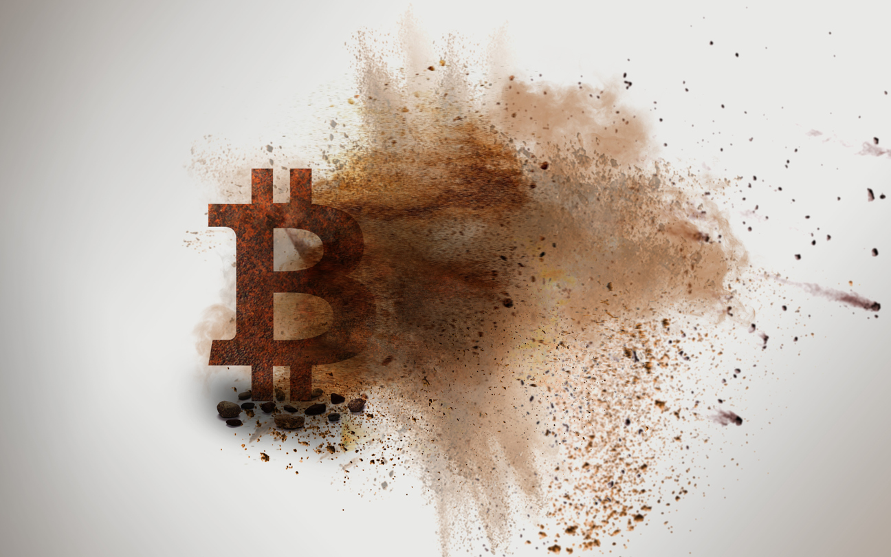 bitcoin broken breakdown flawed explode btc crypto explosion fundamental analysis