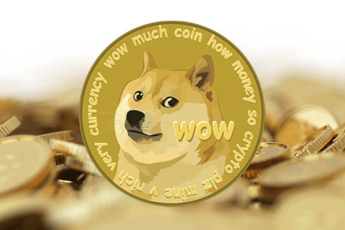 Picture of a dogecoin