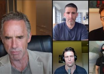 Jordan Peterson, screenshot from the pod.