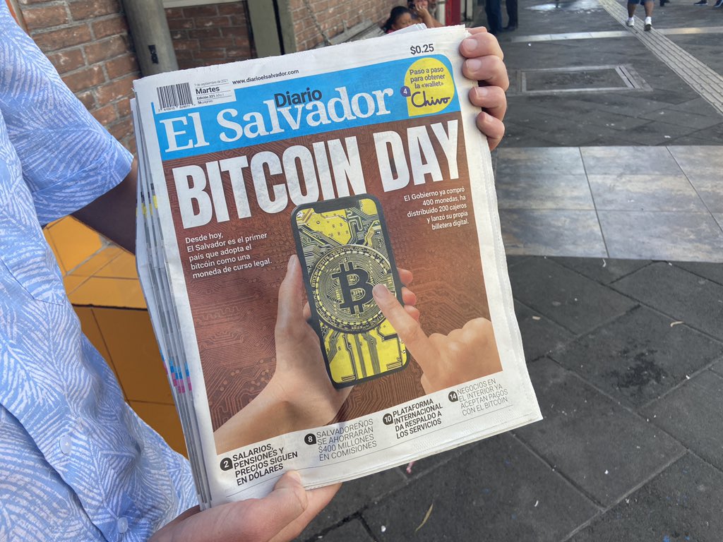 Under Bitcoin Law, the newspaper on Bitcoin Day