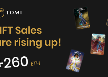 Grab a Spot in Tomi’s Presale by Bagging an NFT! 260+ ETH Raised so Far with Proceeds to Purchase TOMI then Burned