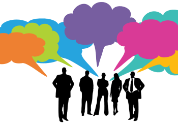 The People Speak, illustration of people speaking