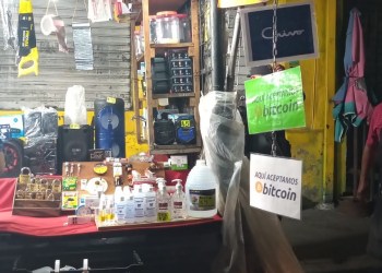 San Salvador, street vendors accept Bitcoin