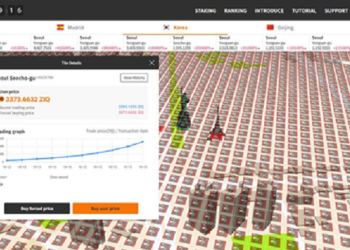 This Project Is Building a Metaverse for Trading Virtual Real Estate Based on Real World Maps