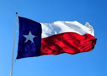 Ted Cruz, Texas flag flying