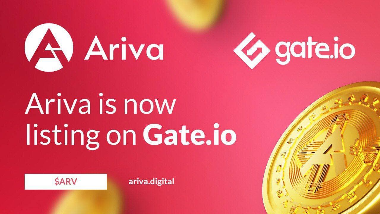Ariva Coin Debuts on Leading Cryptocurrency Exchange Gate.io
