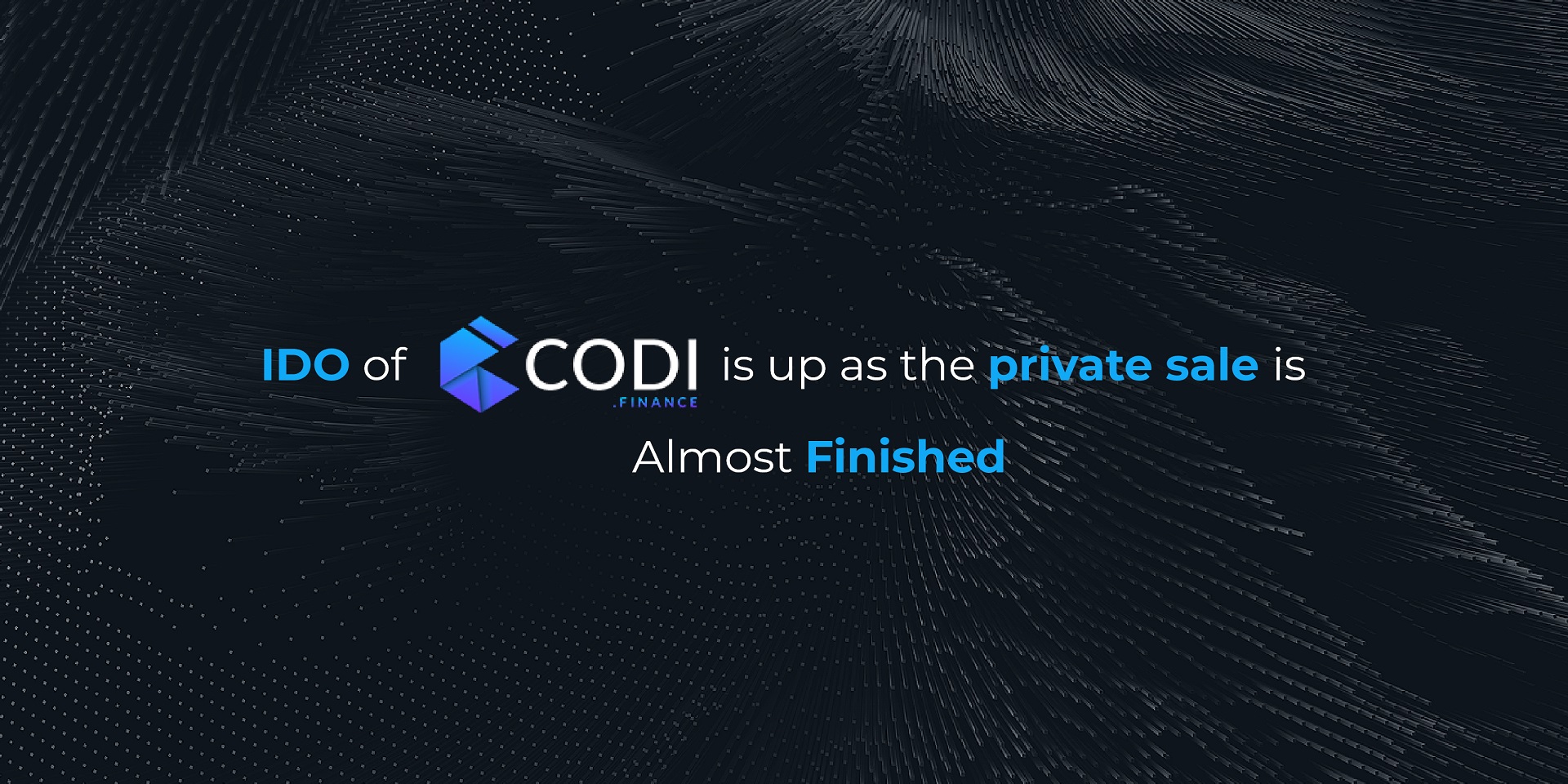 CODI Finance Announces IDO of Native Token “$CODI.”