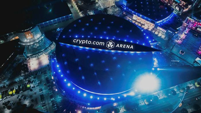 Picture of the Crypto.com Arena, formerly known as Staples Center