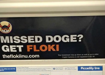 Picture of a Floki Inu ad
