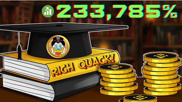 Investor’s $262 of $QUACK Becomes Incredible $612,518 in 5 months