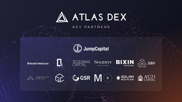 Atlas DEX Raises $6M From Jump Capital, Huobi Ventures and Other Leading Investors
