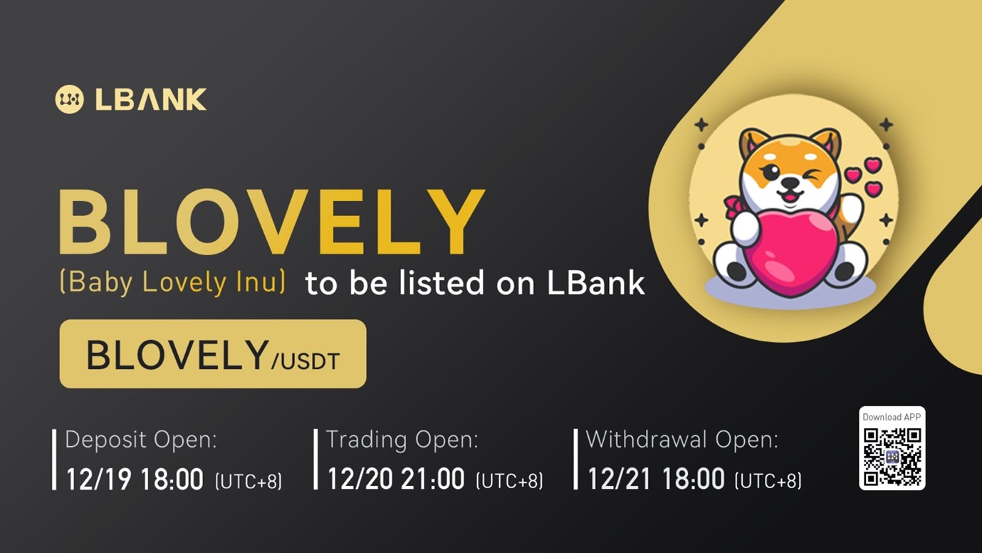 LBank Exchange Will List Baby Lovely Inu (BLOVELY) on December 20, 2024
