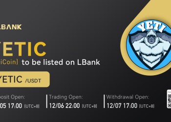 YetiCoin’s YETIC Token All Set for LBank Listing on Dec 6, 2021