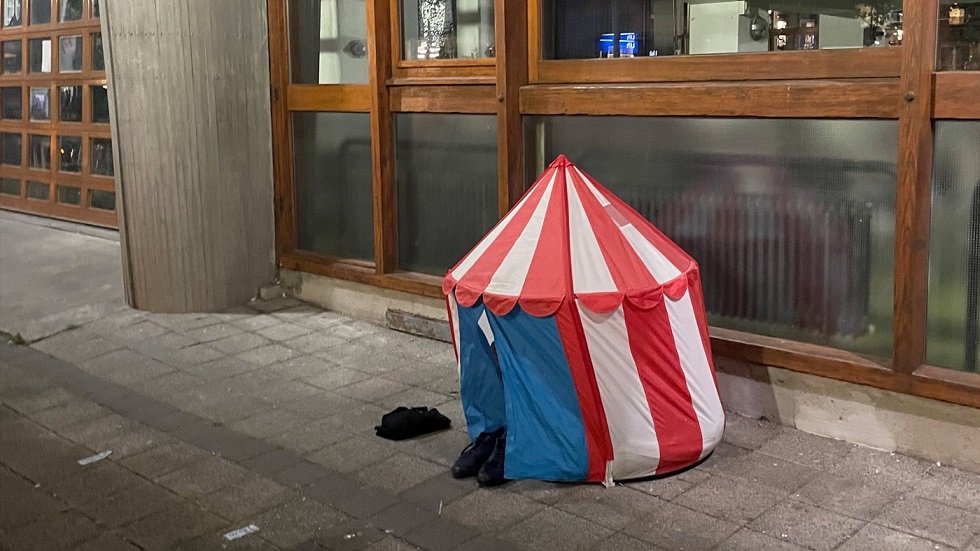 Feel-good, Homeless Mokum's tent