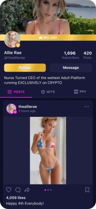 Allie Rae CEO of WetSpace