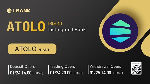 LBank Exchange Will List RIZON (ATOLO) on January 24, 2022