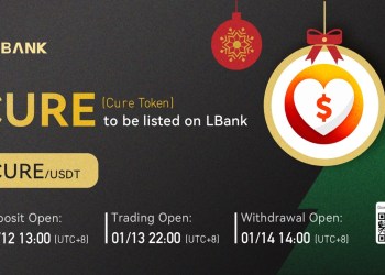 LBank Exchange Will List CURE on January 13, 2022