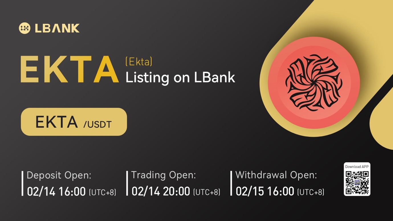 LBank Exchange Will List Ekta (EKTA) on February 14, 2022