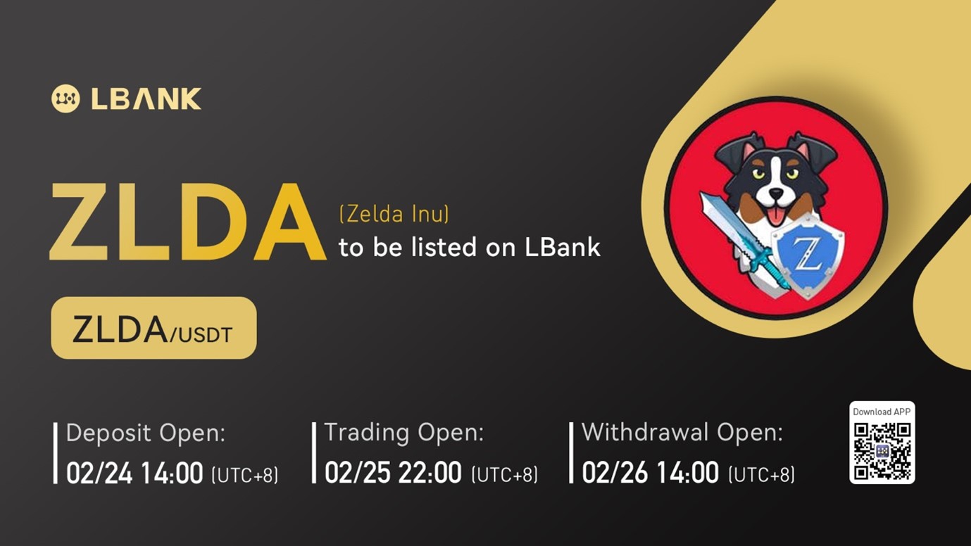 LBank Exchange Will List Zelda Inu (ZLDA) on February 25, 2022