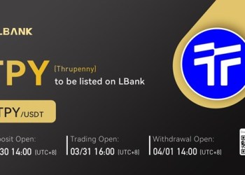 LBank Exchange Will List Thrupenny (TPY) on March 31, 2022