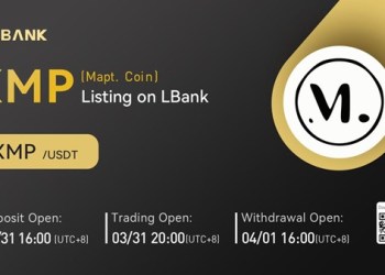 LBank Exchange Will List Mapt. Coin (XMP) on March 31, 2022