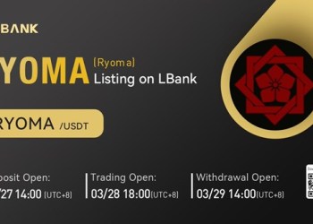 LBank Exchange Will List Ryoma (RYOMA) on March 28, 2022