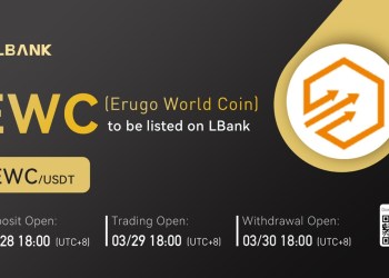 LBank Exchange Will List Erugo World Coin (EWC) on March 29, 2022