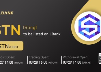 LBank Exchange Will List STING (STN) on March 28, 2022