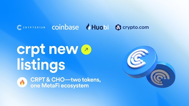 CRPT shows 750% growth after being listed on Coinbase, Huobi and Crypto.com