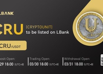LBank Exchange Will List Cryptounit (CRU) on March 30, 2022