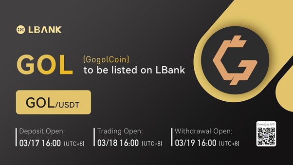 LBank Exchange Will List GogolCoin (GOL) on March 18, 2022