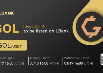 LBank Exchange Will List GogolCoin (GOL) on March 18, 2022