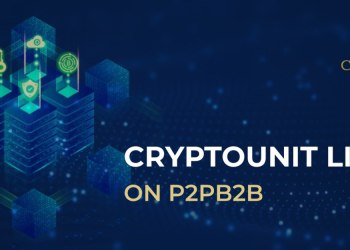 Cryptounit Blockchain Lists on P2PB2B