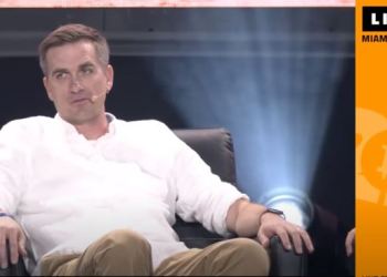 Bitcoin 2022, screenshot of Preston Pysh on stage