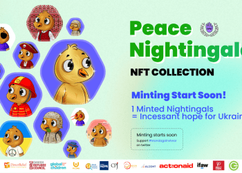 The Peace Nightingales NFTs: A Collections Curated To Help Aid Ukraine Through Crypto Donations!