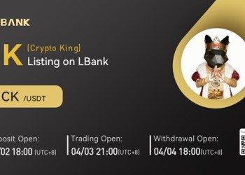 LBank Exchange Will List Crypto King (CK) on April 3, 2022